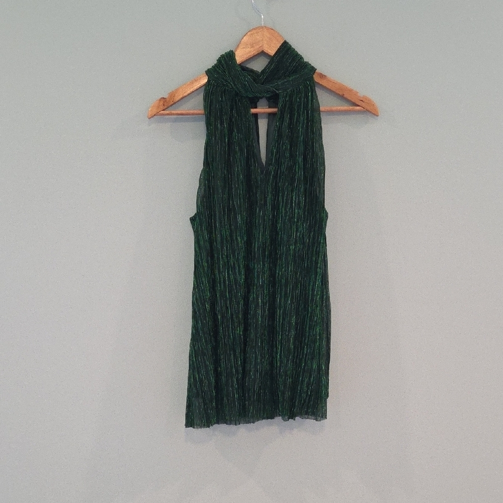 The Limited Green Sleeveless Blouse